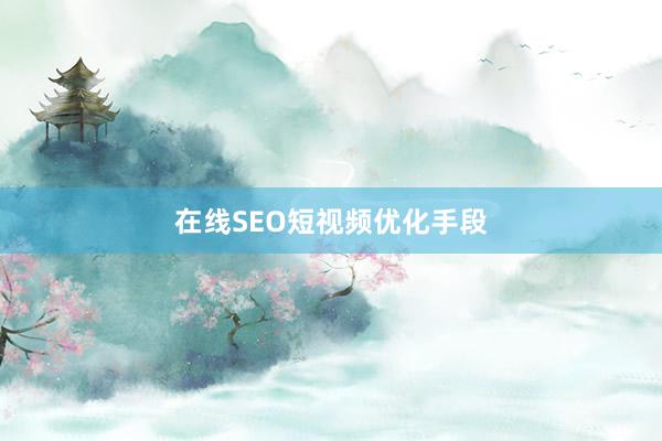 在线SEO短视频优化手段